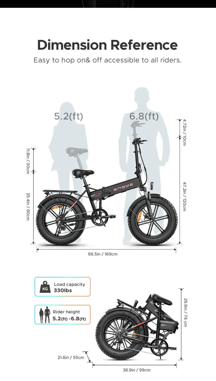 Engwe EP-2 | 750W Version| Electric Fat wheel Bike